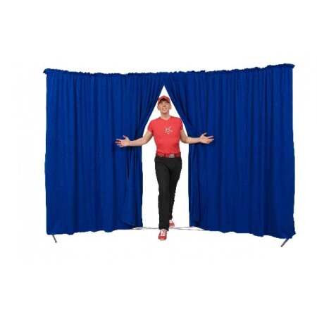 Circus curtain - Evoflex Combo with Entrance  royal blue-royal blue