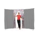 Circus curtain - Evoflex Combo with Entrance  silver...