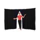 Circus curtain - Flex Combo with entrance black-dark blue