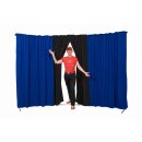 Circus curtain - Flex Combo with entrance royal blue-black