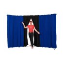 Circus curtain - Flex Combo with entrance royal blue-dark blue