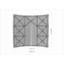 Circus curtain - Stargate Combo Silver Grey