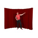 Circus Vorhang - Evoflex Combo ohne Durchgang Dunkelblau