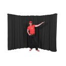 Circus Vorhang - Evoflex Combo ohne Durchgang Silbergrau