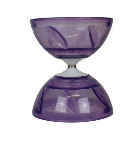 Diabolo by Taibolo - Glary Diabolo, white axle, 14,6cm, 245g purple