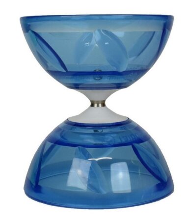 Diabolo by Taibolo - Glary Diabolo, white axle, 14,6cm, 245g blue