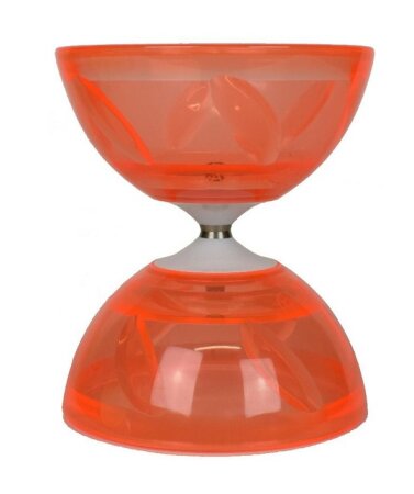 Diabolo by Taibolo - Glary Diabolo, white axle, 14,6cm, 245g orange