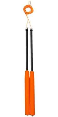 Diabolo Handysticks by Henrys -  Carbon 310, 310mm, 55g orange