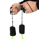 Circus Budget Poi - Small Scarf Spiral Poi Set (178 cm) | Playful Juggling for Kid orange