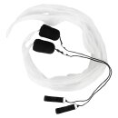 Circus Budget Poi - Small Scarf Spiral Poi Set (178 cm) | Playful Juggling for Kid white