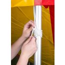 Circus tent - SchenkSpass lightweight tent with fixed poles 2-master 7.5 m x 11 m oval