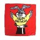 Magic Trick Accessories - Happy Birthday Cloth 45x45 cm