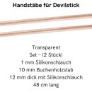 Devilstick Hand Sticks SchenkSpass 48 cm long, 1 mm Silicone (Set)
