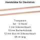 Devilstick Hand Sticks SchenkSpass 48 cm long, 1 mm Silicone (Set)