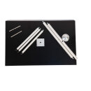 Zaubertisch – Universal Table Base Light Velours-Oberfläche