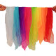 Jongliertuch Circus Budget – 100 % Nylon, 65 cm x 65 cm neon white