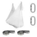Aerial Yoga Silk SchenkSpass Set (2 O-Slings + 2...