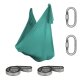 Aerial Yoga Silk SchenkSpass Set (2 O-Slings + 2...