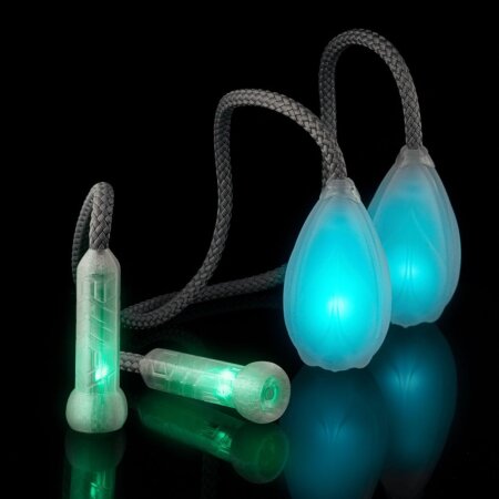 LED Poi - Flowtoys podpoi® v2 with Capsule Handles and 10mm FPC