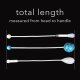 LED Poi - Flowtoys podpoi® v2 with Capsule Handles and 10mm FPC