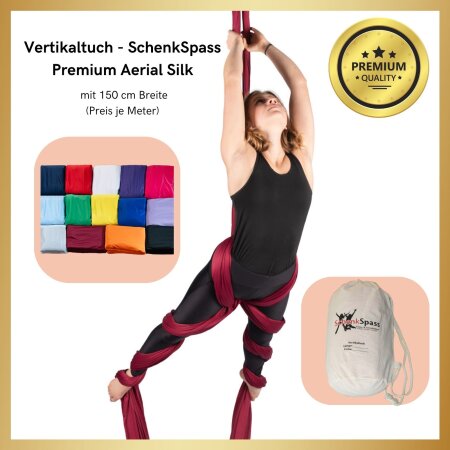 Aerial Silk – SchenkSpass Premium Aerial Fabric (150 cm wide) – 12 meters