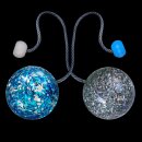 Contact Poi - Glitterbomb90 mit 6mm Kordel – Paar