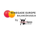 Walking globe Renegade - 70 cm Ø - 15 kg white with glitter