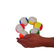Juggling Ball – Neon Cube with 6 Panels (Circus Budget) – Ø approx. 55 mm | 110 g
