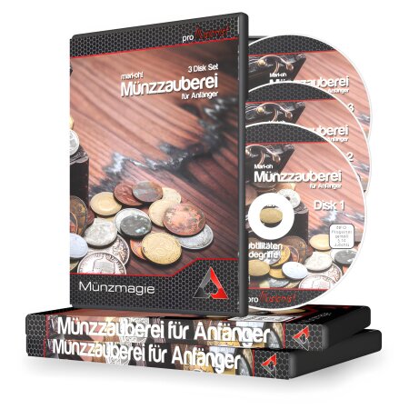 Zauber-DVD-Set – Münzzauberei für Anfänger