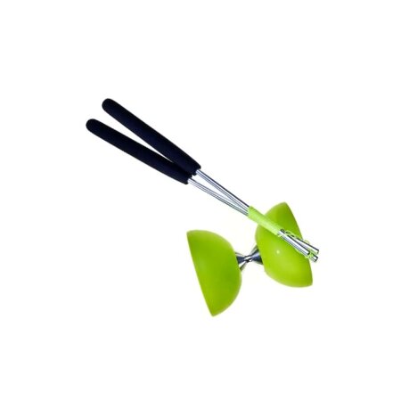 Diabolo Set - Diabolo Set Acrobat mit Alu-Handstäben grün