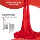 Vertikaltuch - SchenkSpass Meterware Rot 150 cm/160 cm 6 m-160 cm