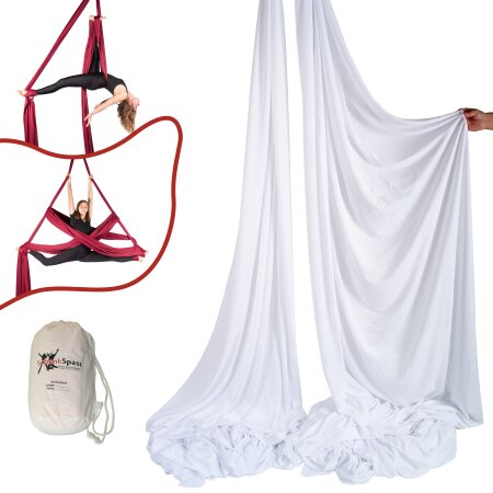 Vertikaltuch - SchenkSpass Meterware Weiß 150 cm/160 cm