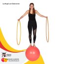 Laufkugel zum Balancieren SchenkSpass - 70 cm Ø - 17 kg blau mit wenig Glitzer