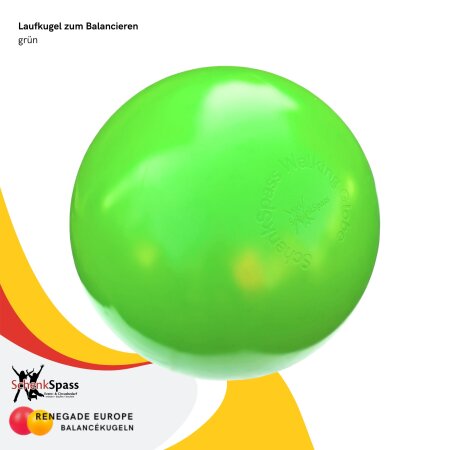 Laufkugel zum Balancieren SchenkSpass - 70 cm Ø - 17 kg grün