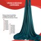 Vertical Fabric - SchenkSpass Dark Turquoise Meterware 150 cm