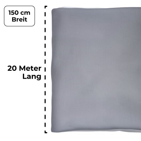 Vertical Fabric - SchenkSpass Grey Meterware 150 cm 21 m