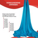 Vertikaltuch - SchenkSpass Teal Meterware 150 cm 10 m