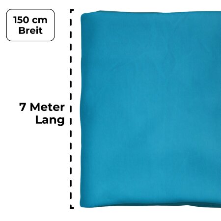 Vertical Fabric - SchenkSpass Teal Meterware 150 cm 7 m