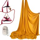 Vertikaltuch - SchenkSpass Mustard Meterware 150 cm 23 m