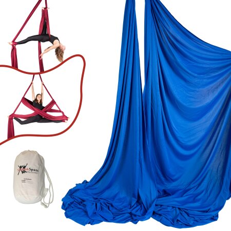 Vertikaltuch - SchenkSpass Royalblau Meterware 150 cm