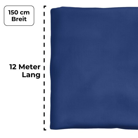 Vertical Fabric - SchenkSpass Navy Blue Meterware 150 cm 12 m
