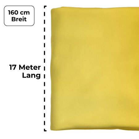 Vertikaltuch – SchenkSpass Gelb Meterware 160 cm 17 m