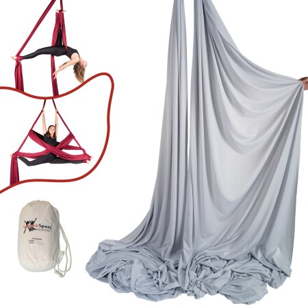 Vertikaltuch – SchenkSpass Grau Meterware 160 cm