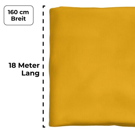 Vertikaltuch – SchenkSpass Mustard Meterware 160 cm 18 m