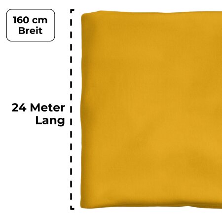 Vertikaltuch – SchenkSpass Mustard Meterware 160 cm 24 m
