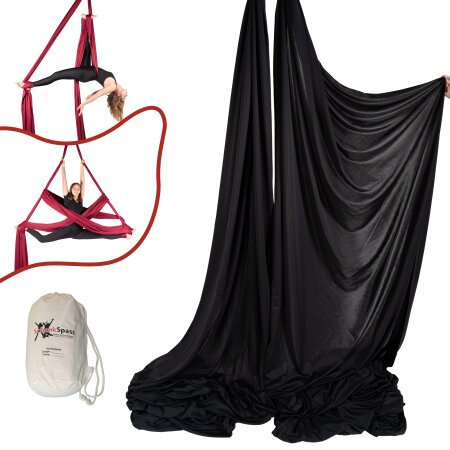 Vertikaltuch – SchenkSpass Schwarz Meterware 160 cm