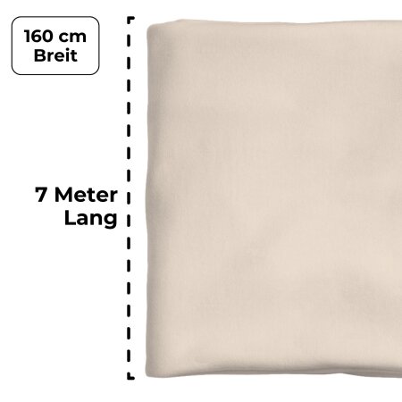 Vertikaltuch – SchenkSpass Beige Meterware 160 cm 7 m