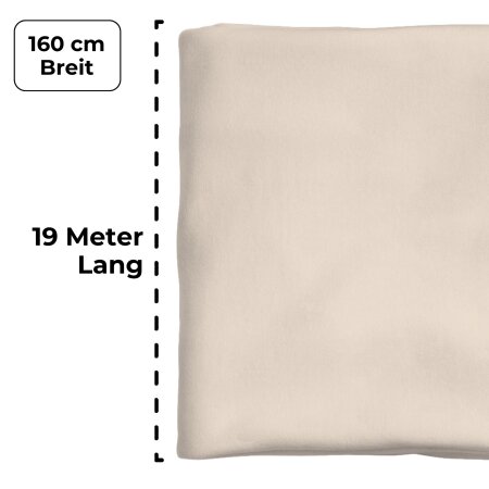 Vertikaltuch – SchenkSpass Beige Meterware 160 cm 19 m