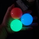 Phosphorescent Glow in the Dark Blue Acrylic Ball 70 mm