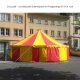 Circuszelt - Leichtbauzelt SchenkSpass mit Festgestänge Ø 10 m rund